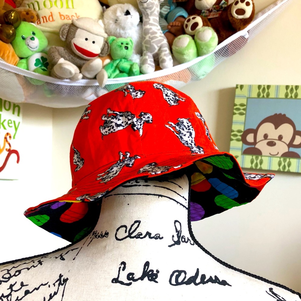 HANDMADE Reversible Toddler Sun Hat 🌞👒